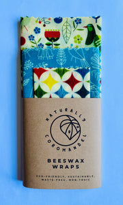 Beeswax Wrap Starter Pack - Kererū